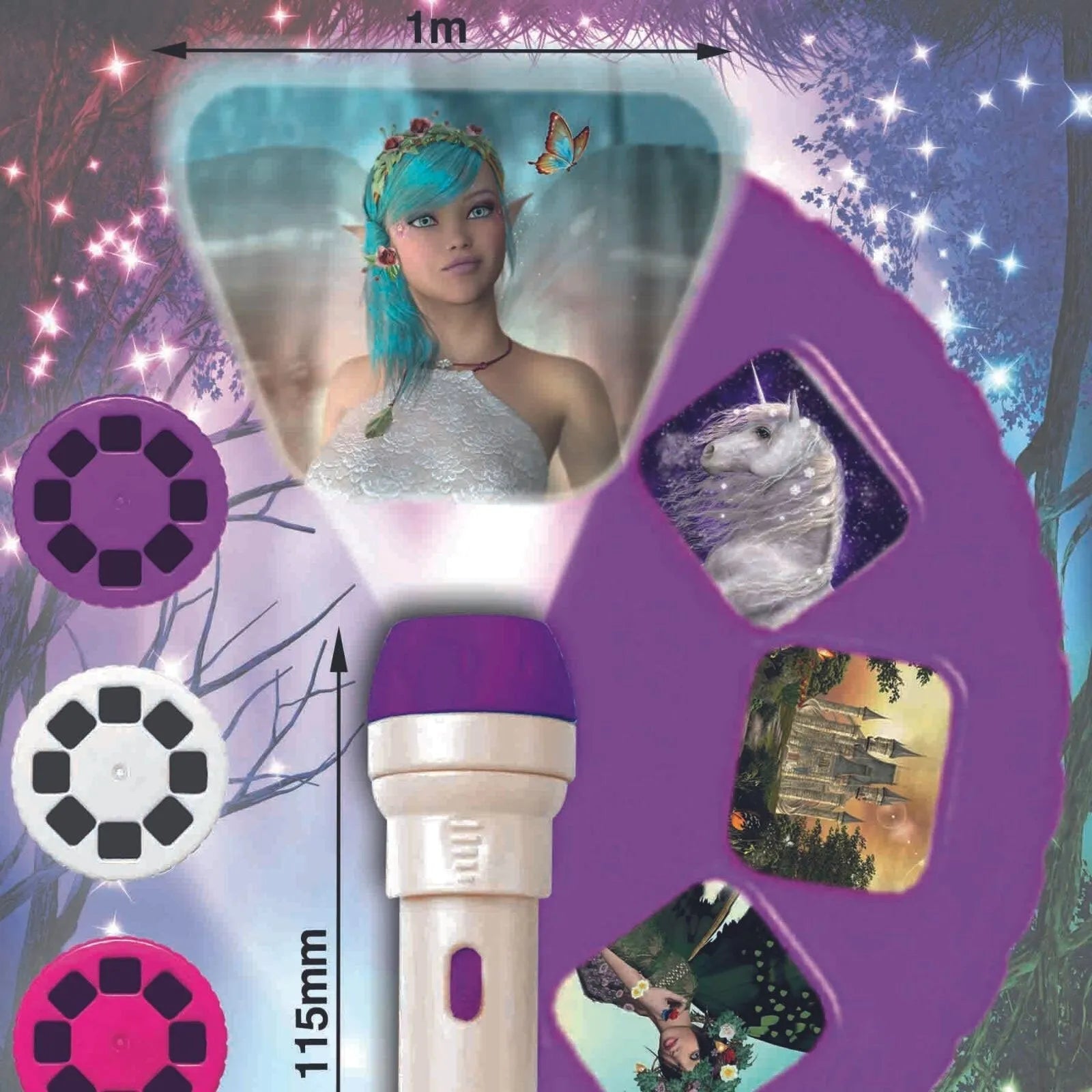 Brainstorm Torch and Projector - Fairy & Unicorn | Luxury Home Accessories | Heulog Glow