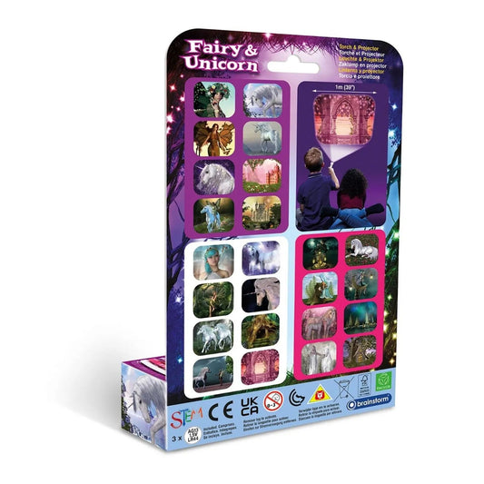 Brainstorm Torch and Projector - Fairy & Unicorn | Luxury Home Accessories | Heulog Glow