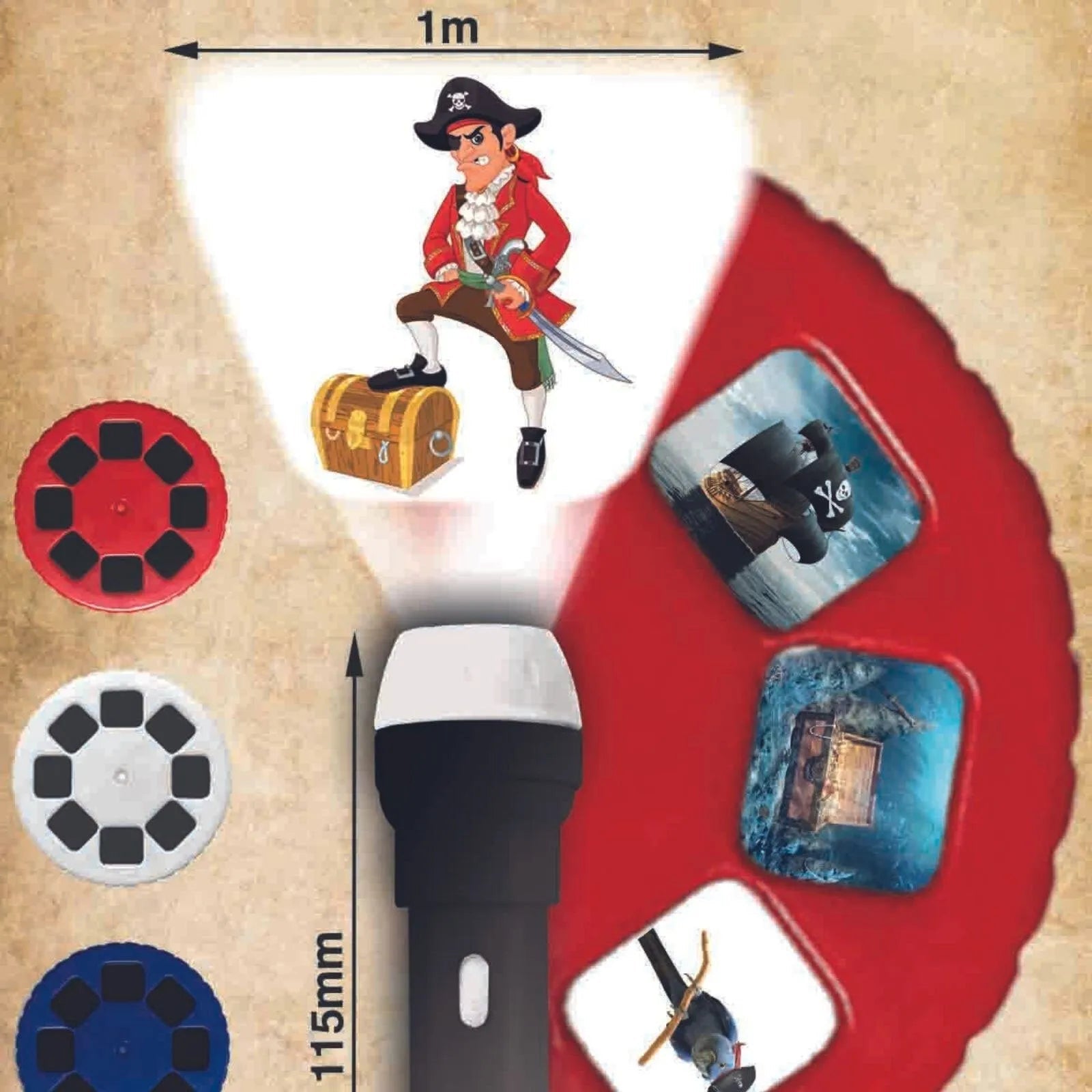 Brainstorm Torch and Projector - Pirate Torch | Luxury Home Accessories | Heulog Glow
