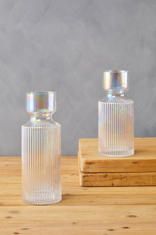 Breamo Large Glass Vase | Luxury Home Accessories | Heulog Glow