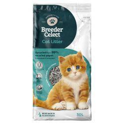 Breeder Celect Recycled Paper Pellet Cat Litter | Luxury Home Accessories | Heulog Glow
