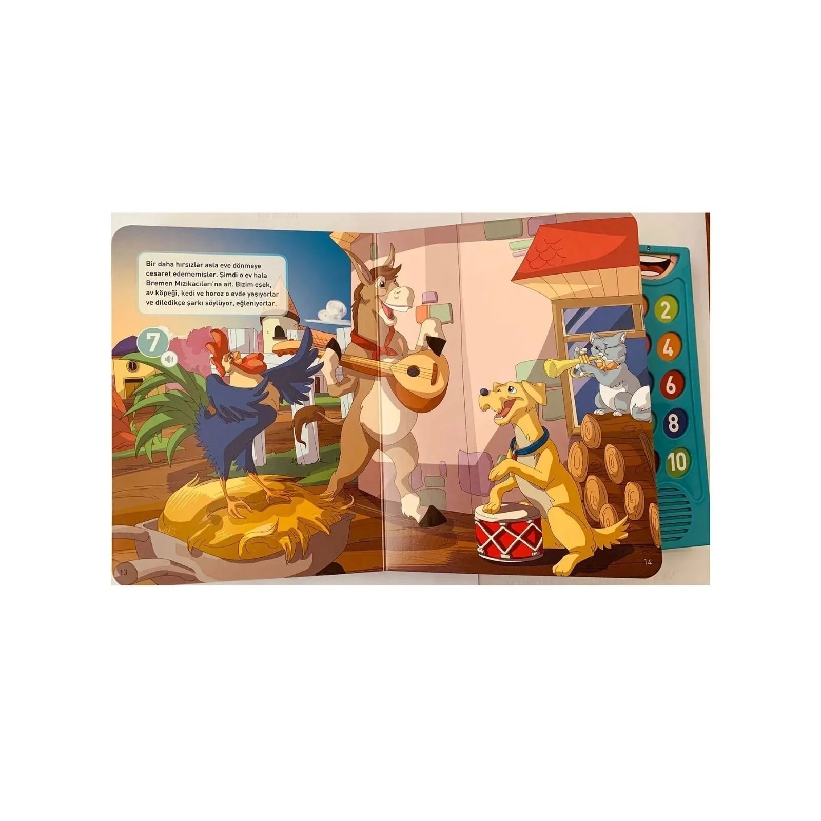Bremen Town Musicians Interactive Sound Book | Luxury Home Accessories | Heulog Glow