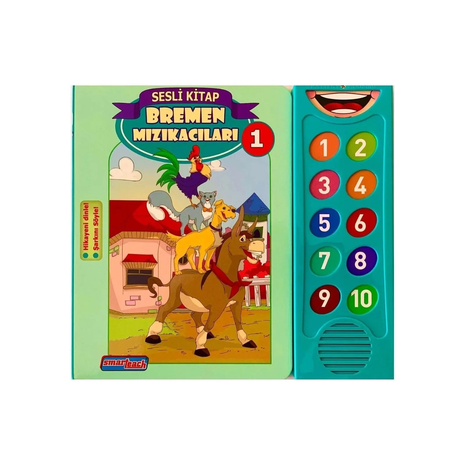 Bremen Town Musicians Interactive Sound Book | Luxury Home Accessories | Heulog Glow