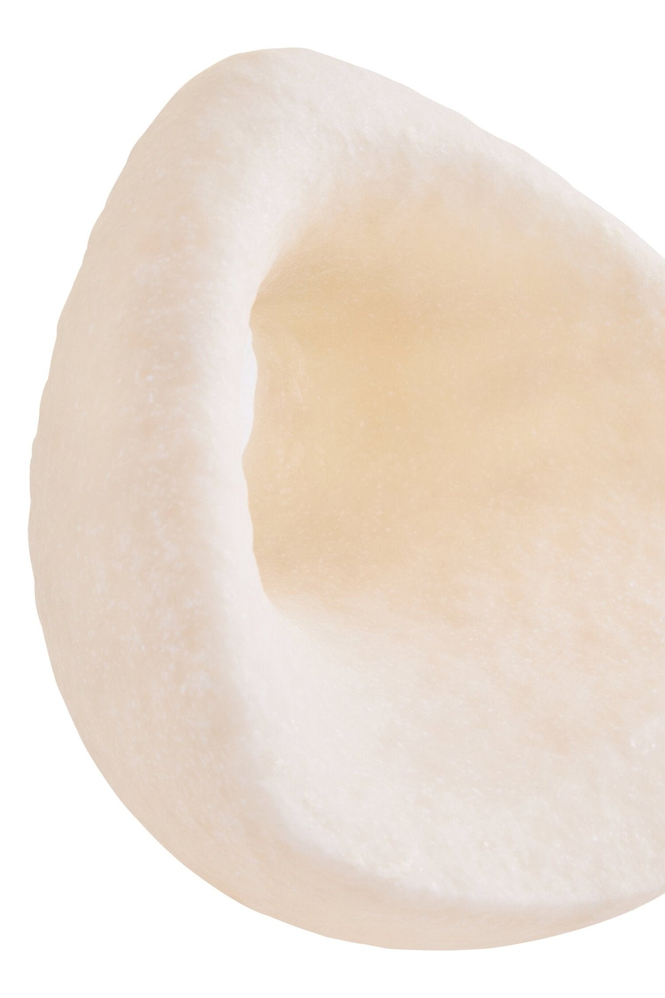 Broc Cream Textured Geometric Sculpture | Luxury Home Accessories | Heulog Glow