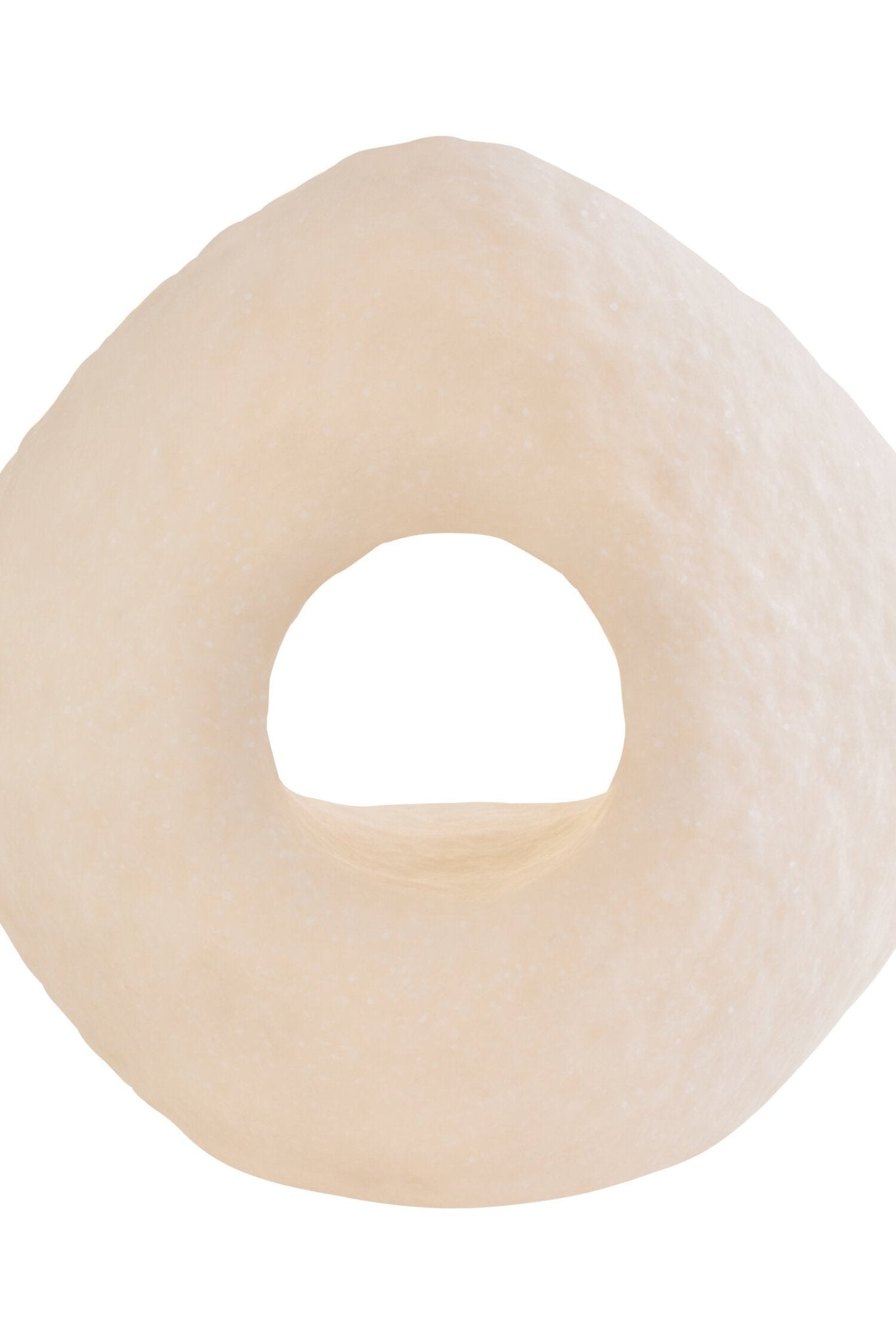 Broc Cream Textured Geometric Sculpture | Luxury Home Accessories | Heulog Glow