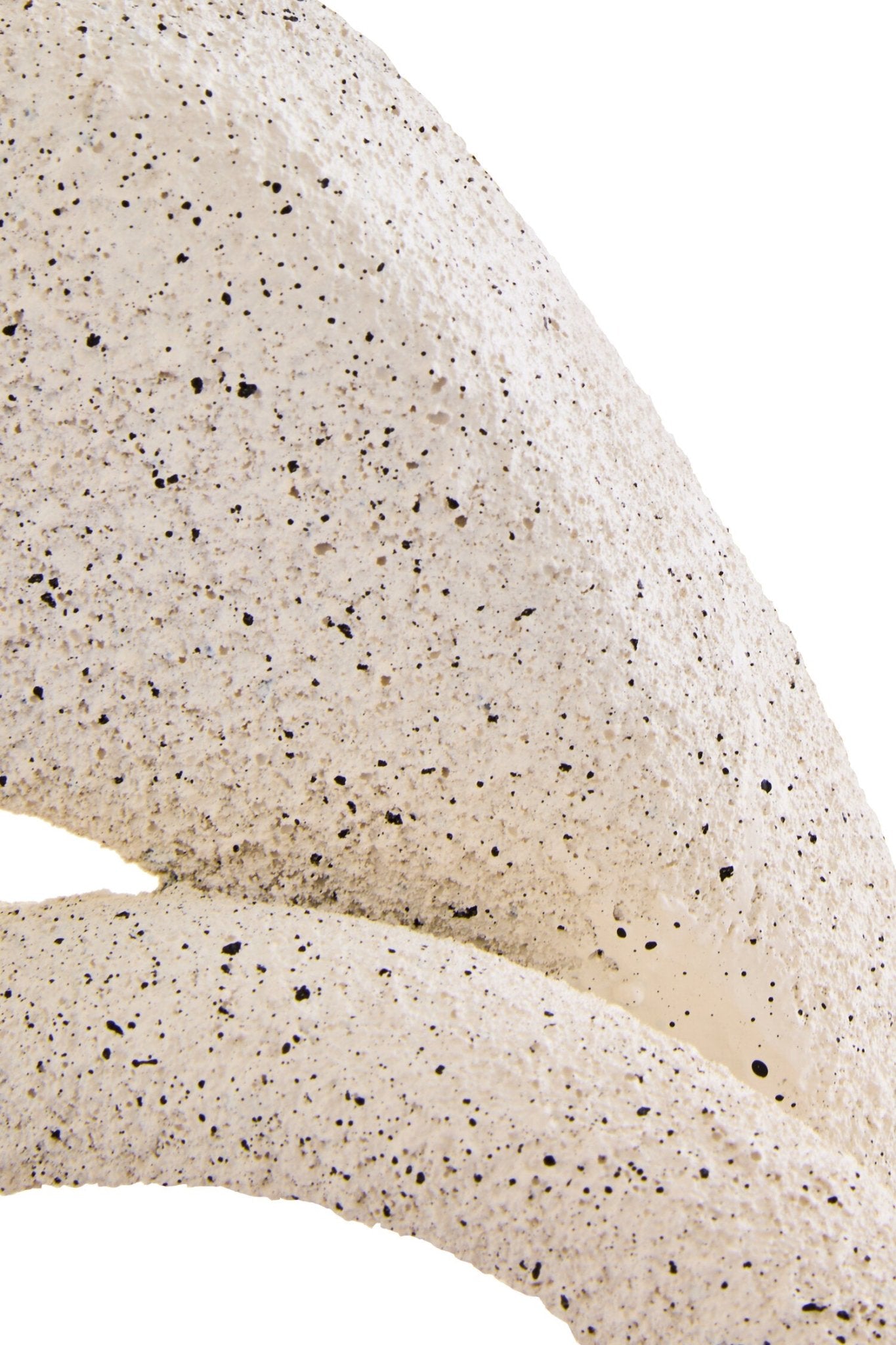 Broc Cream Textured Loop Sculpture | Luxury Home Accessories | Heulog Glow