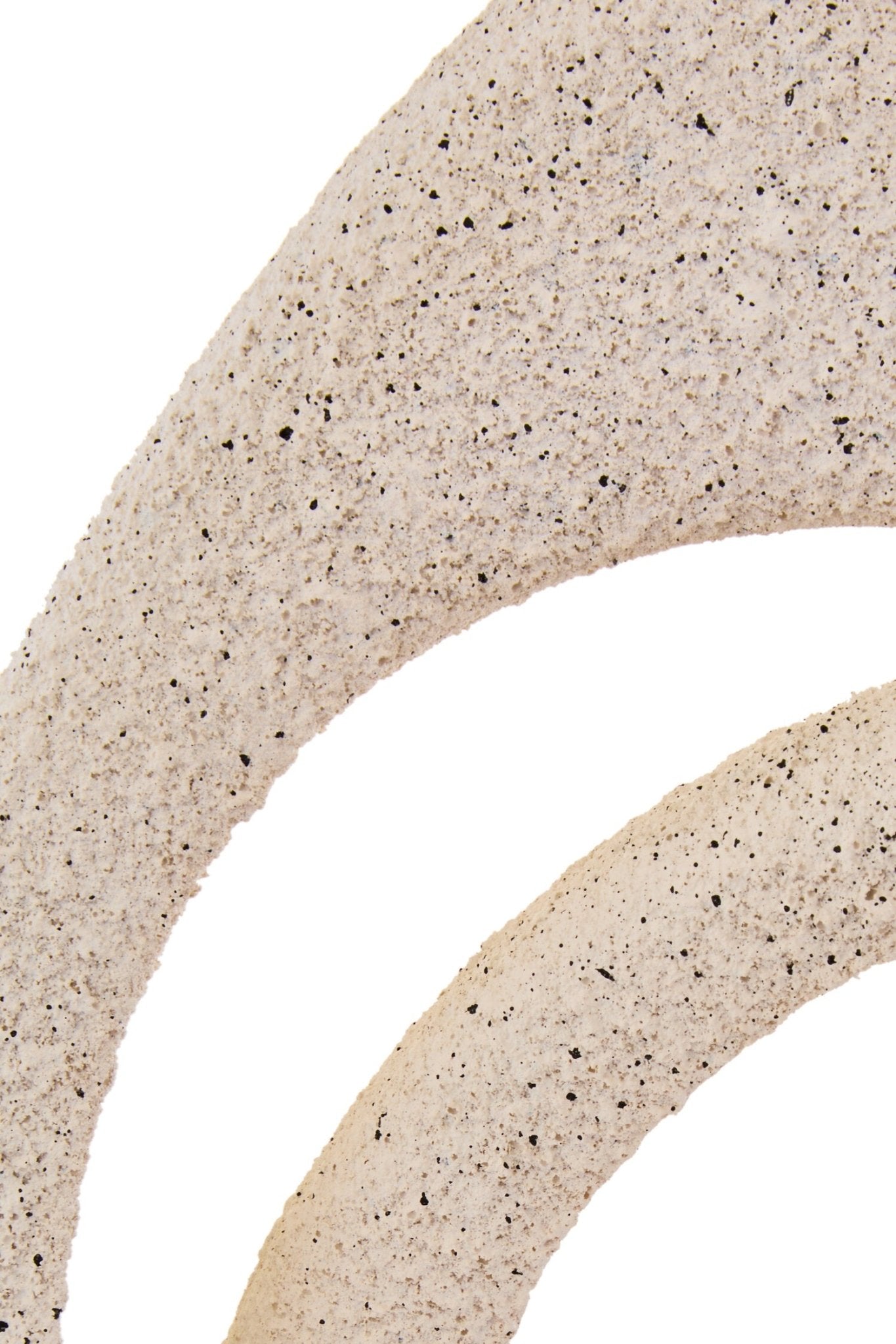 Broc Cream Textured Loop Sculpture | Luxury Home Accessories | Heulog Glow
