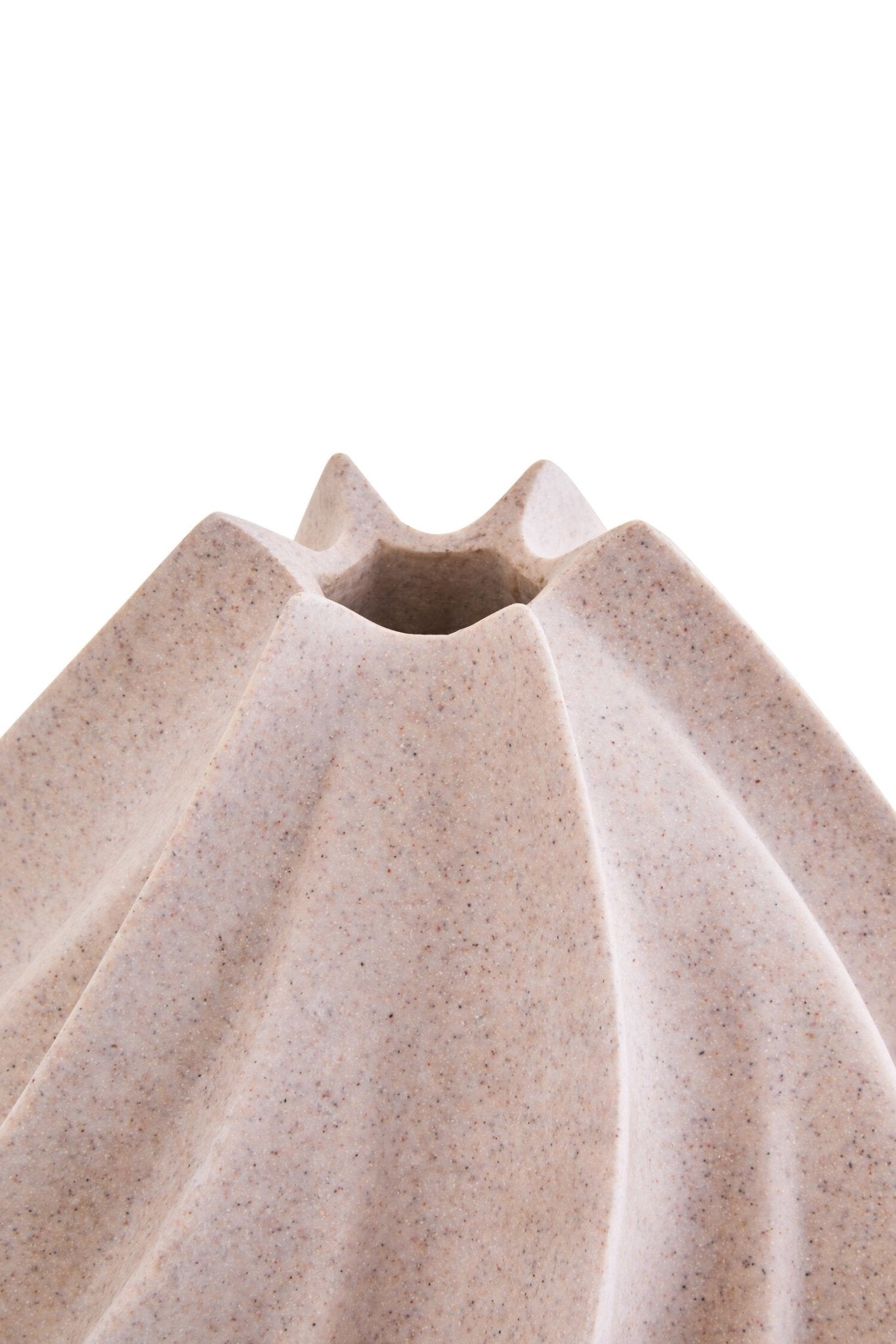 Broc Large Sandstone Effect Organic Vase | Luxury Home Accessories | Heulog Glow