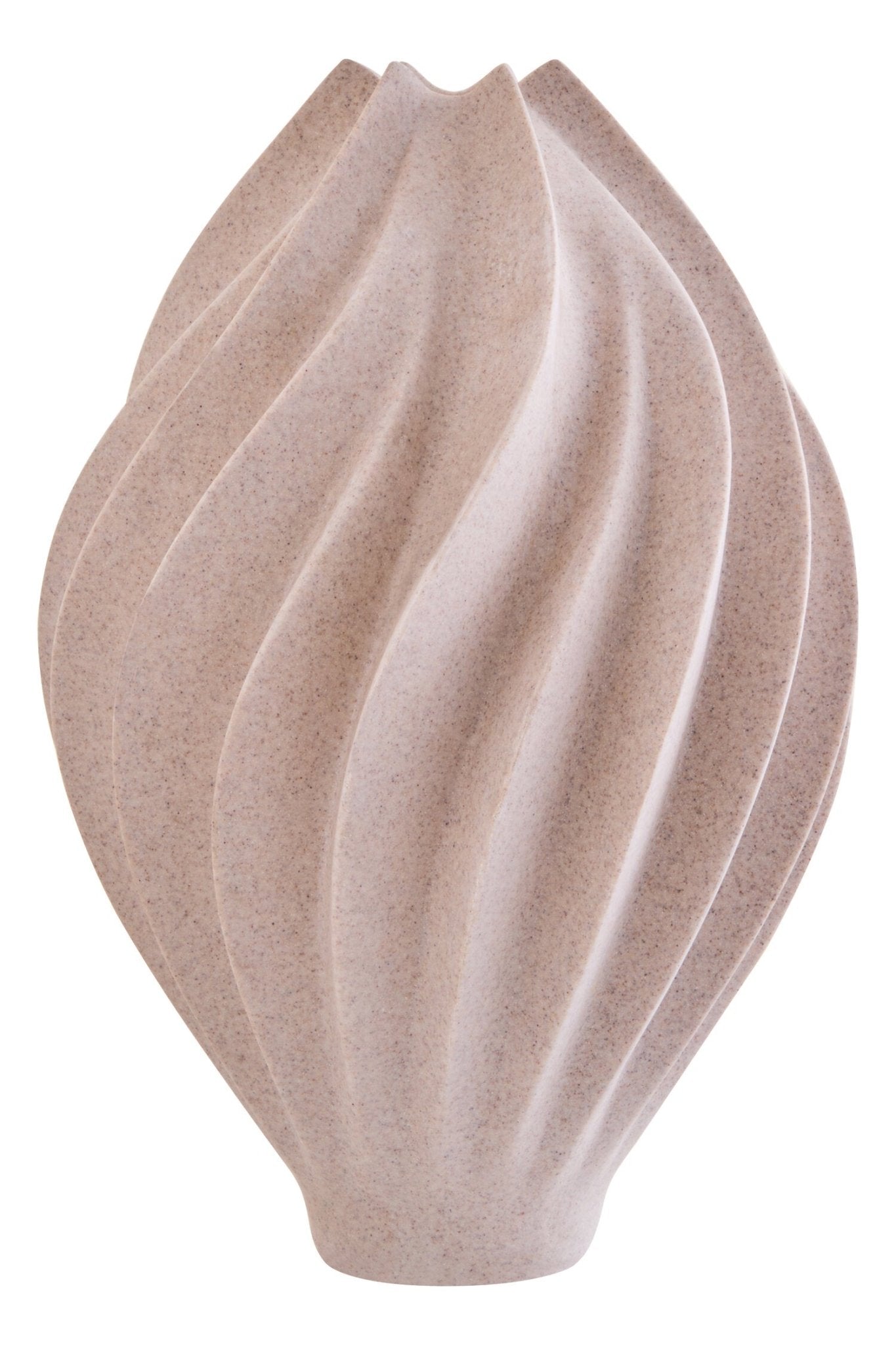 Broc Large Sandstone Effect Organic Vase | Luxury Home Accessories | Heulog Glow