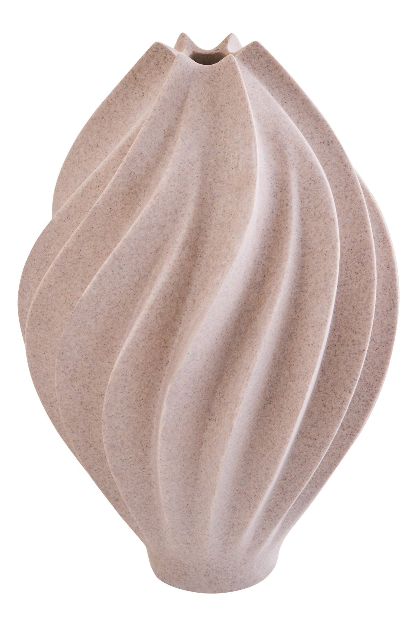 Broc Large Sandstone Effect Organic Vase | Luxury Home Accessories | Heulog Glow