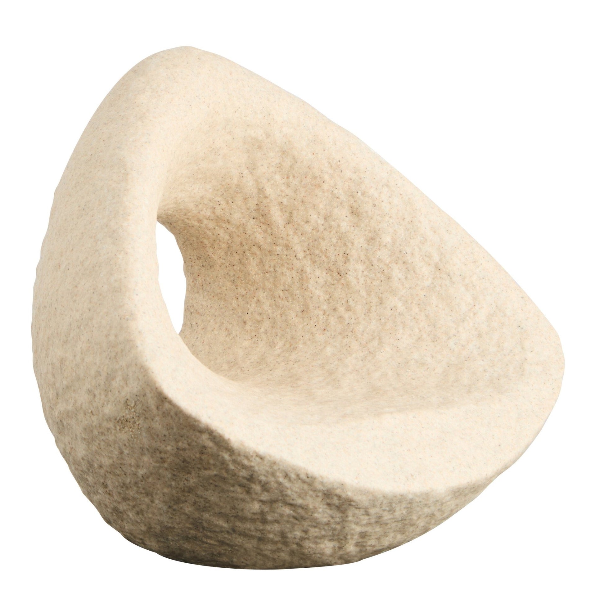 Broc Sandstone Effect Geometric Sculpture | Luxury Home Accessories | Heulog Glow