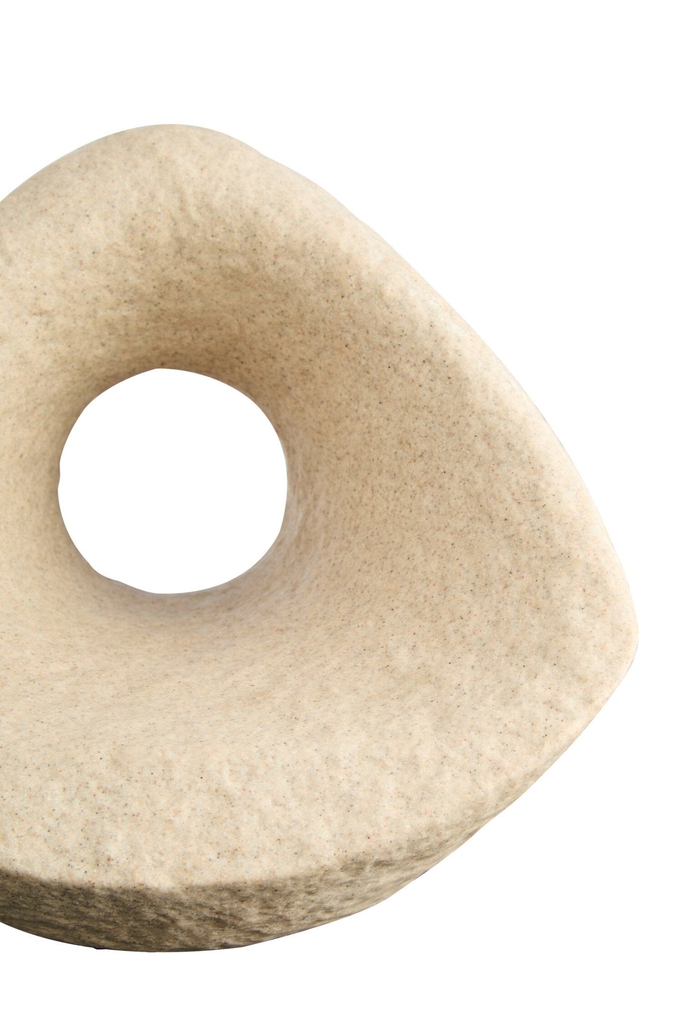 Broc Sandstone Effect Geometric Sculpture | Luxury Home Accessories | Heulog Glow