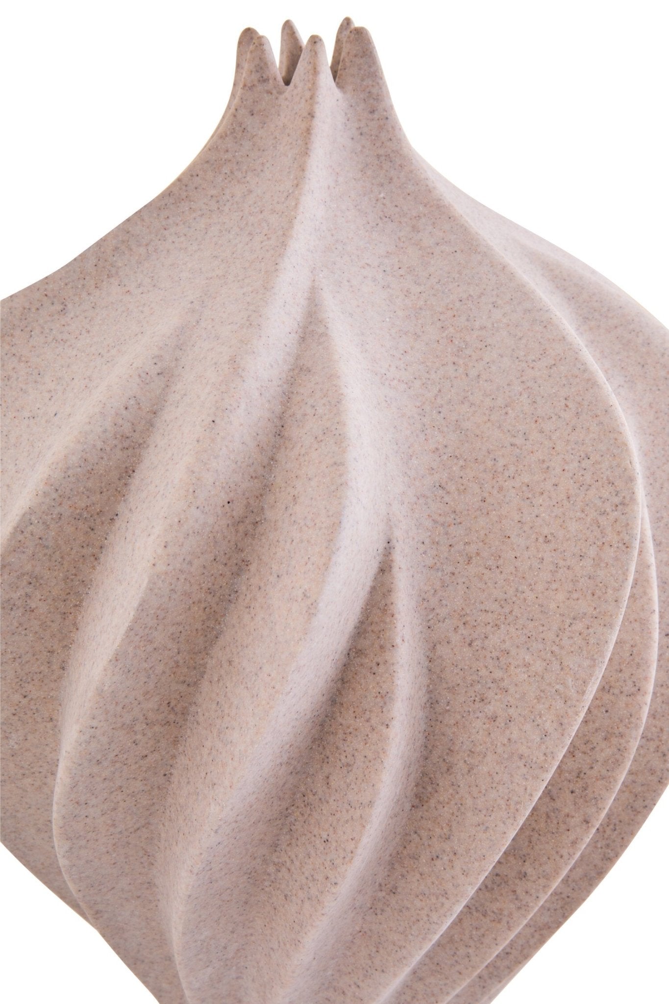 Broc Small Sandstone Effect Organic Vase | Luxury Home Accessories | Heulog Glow