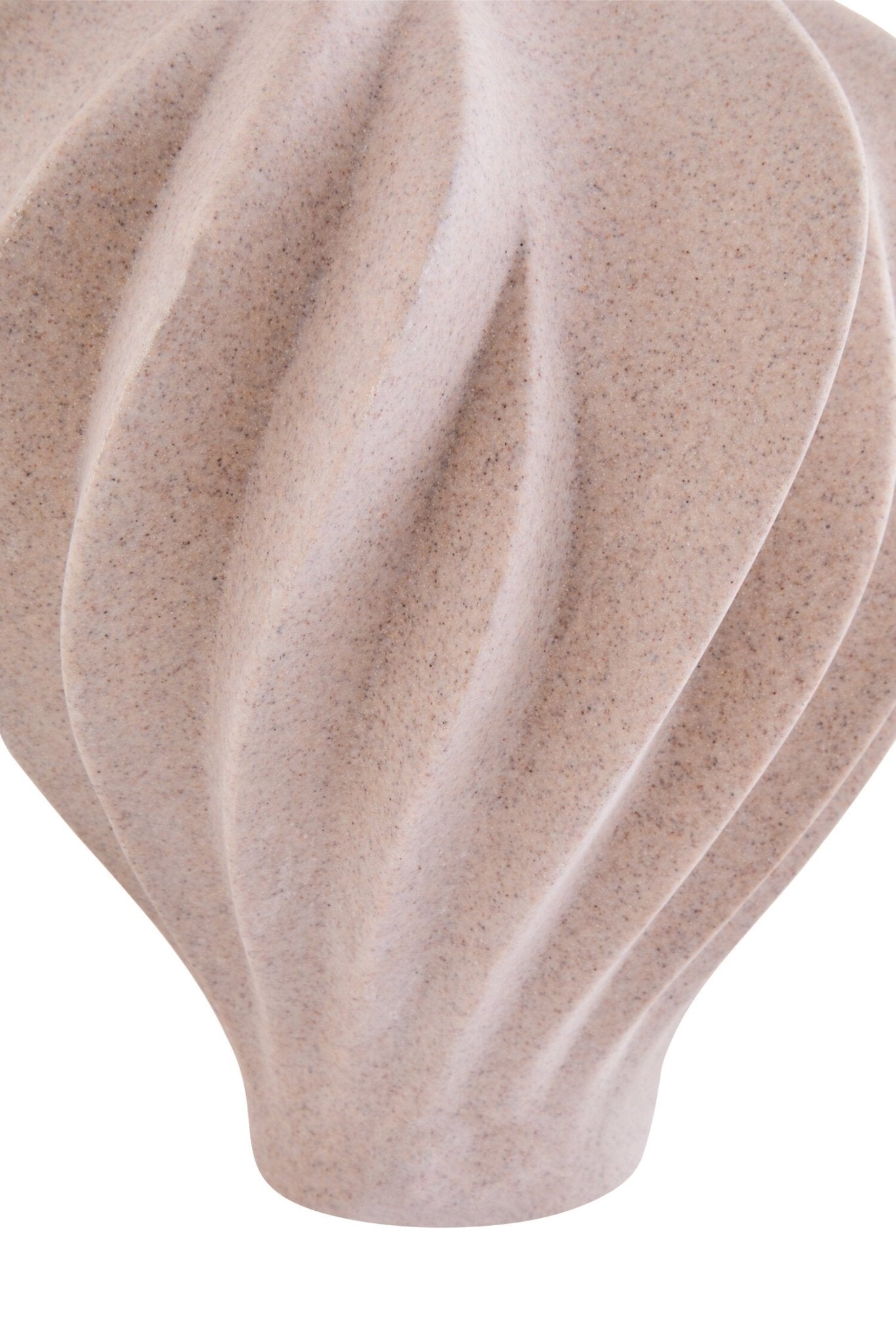 Broc Small Sandstone Effect Organic Vase | Luxury Home Accessories | Heulog Glow