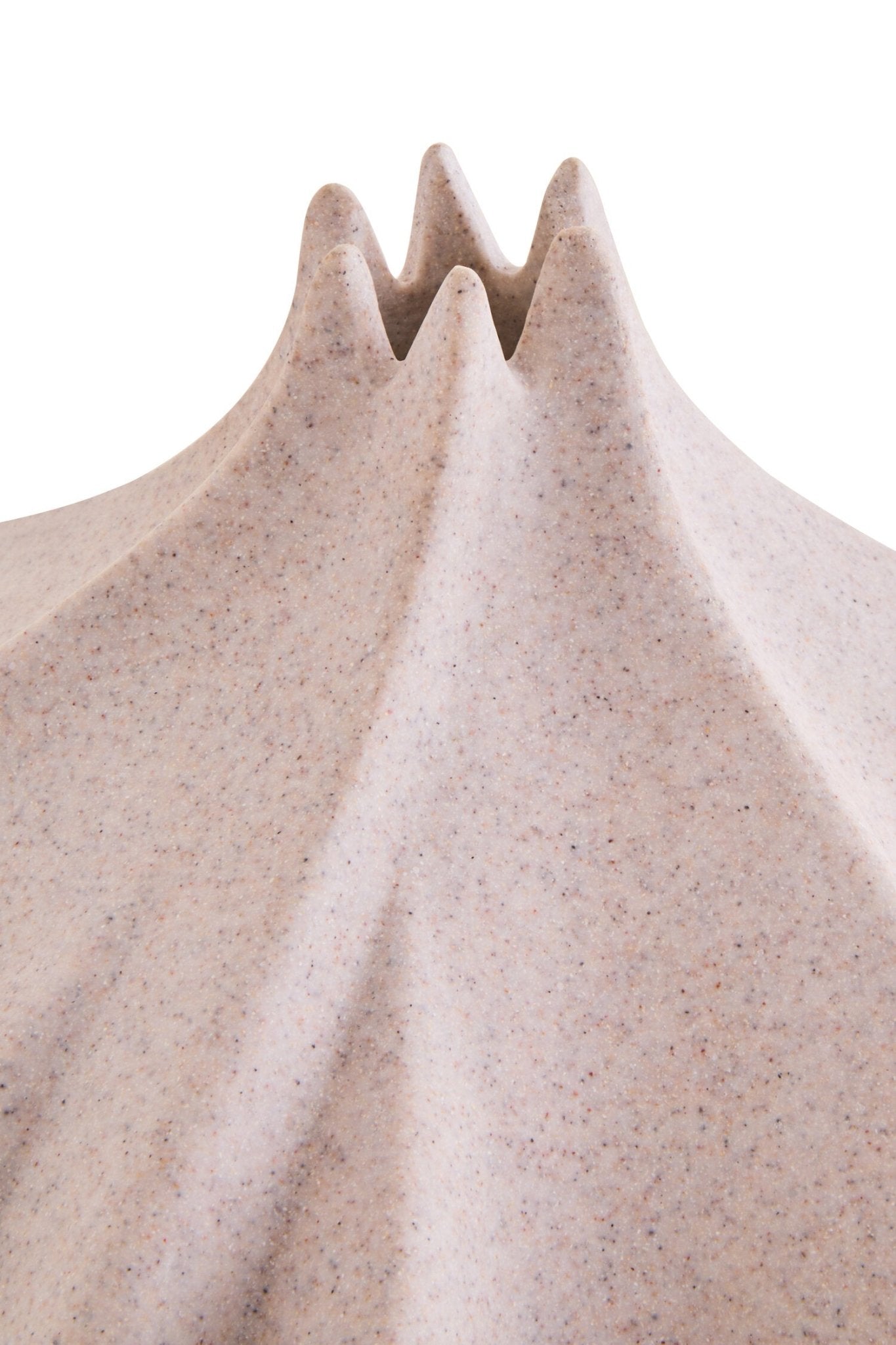 Broc Small Sandstone Effect Organic Vase | Luxury Home Accessories | Heulog Glow