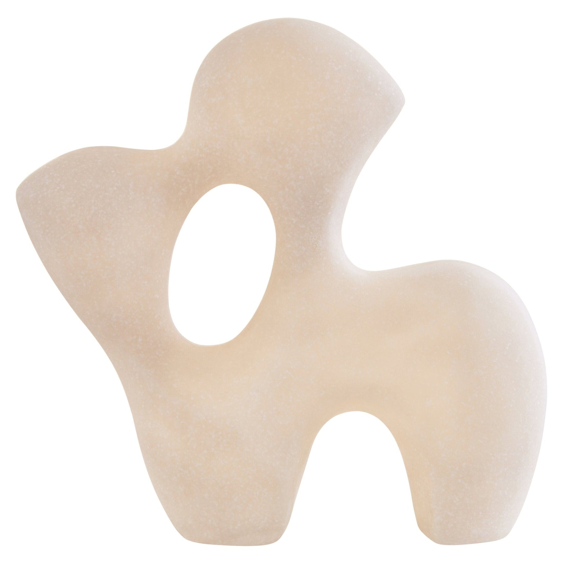 Broc White Marble Effect Organic Sculpture | Luxury Home Accessories | Heulog Glow