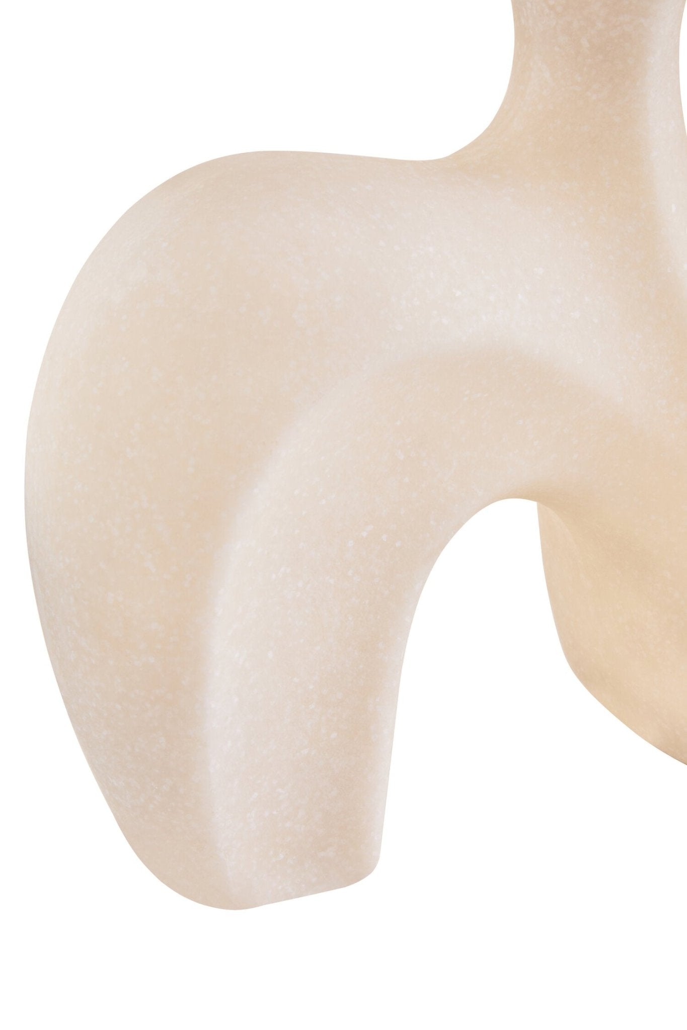 Broc White Marble Effect Organic Sculpture | Luxury Home Accessories | Heulog Glow
