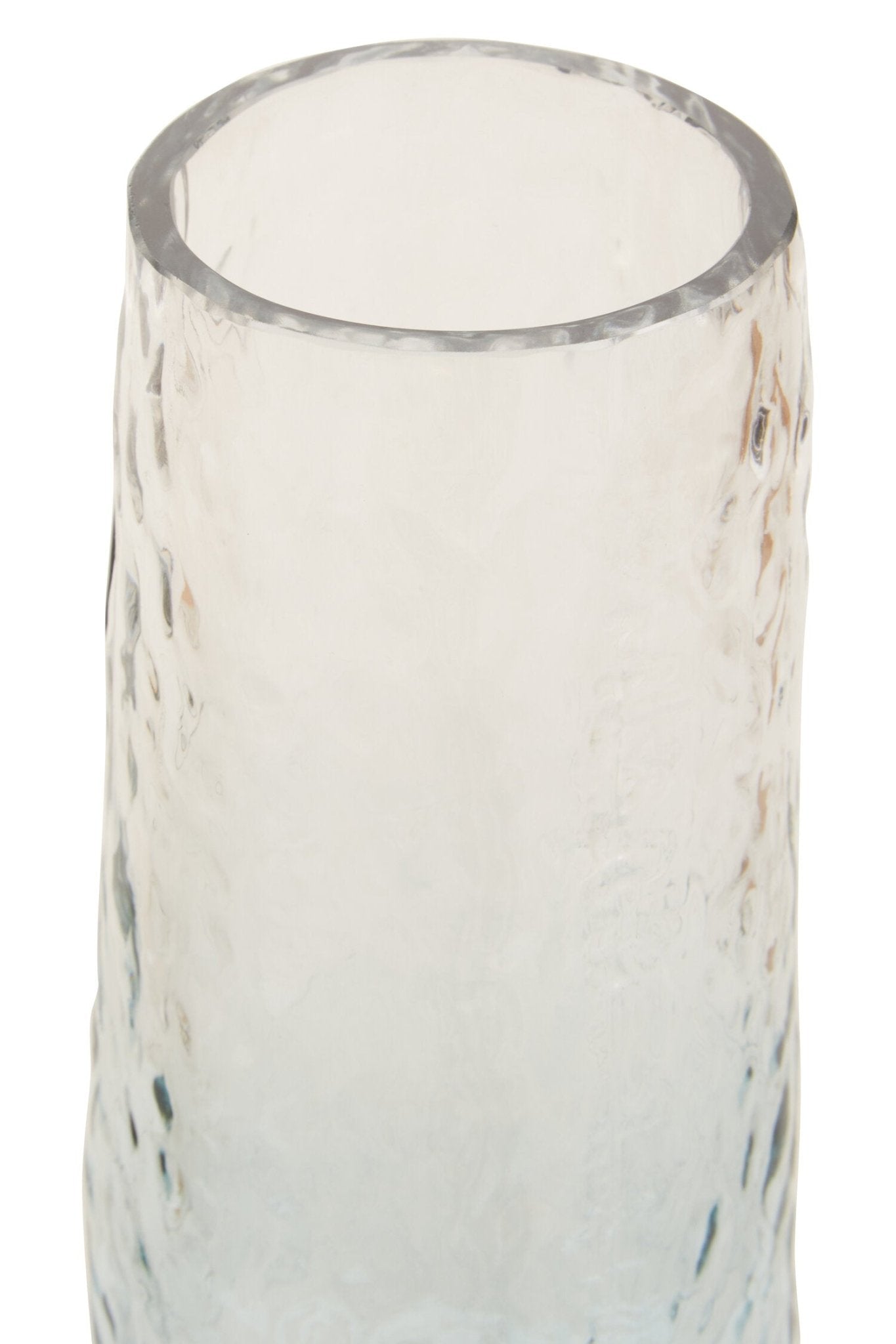 Brock Large Blue Ombre Glass Vase | Luxury Home Accessories | Heulog Glow