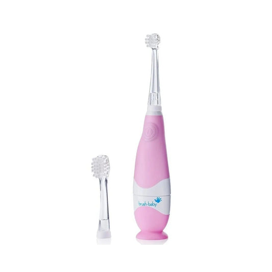 brush-baby BabySonic Electric Toothbrush 0-3 years - Pink | Luxury Home Accessories | Heulog Glow