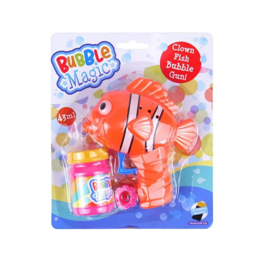 Bubble Magic Clown Fish Bubble Gun Assorted | Luxury Home Accessories | Heulog Glow