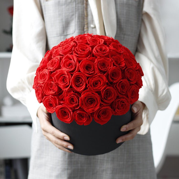 Bucket Rose Flower Box Valentine's Day Christmas Creative Gift | Luxury Home Accessories | Heulog Glow