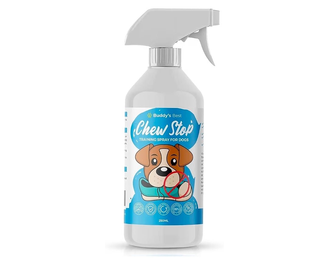 BUDDY'S BEST Anti Chew Spray for Puppies & Dogs | Luxury Home Accessories | Heulog Glow