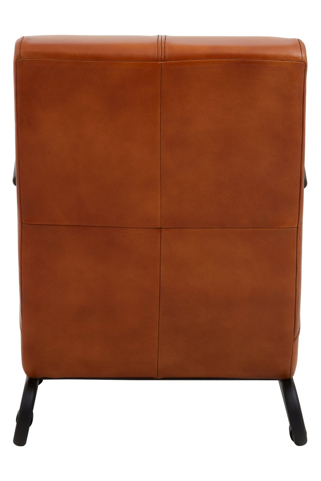 Buffalo Tan Leather Armchair | Luxury Home Accessories | Heulog Glow