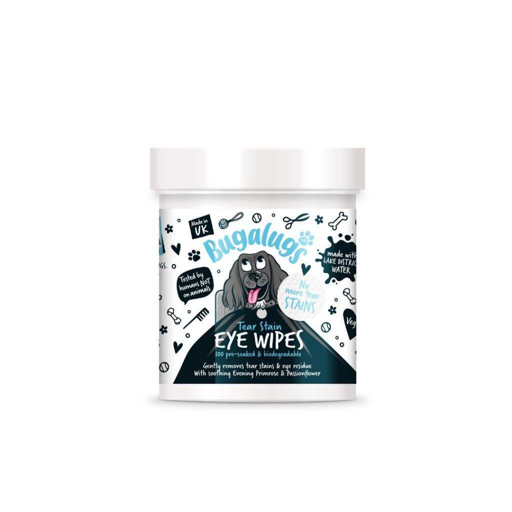 Bugalugs Tear Stain EyeWipes (100 pre soaked Bio Wipes) | Luxury Home Accessories | Heulog Glow