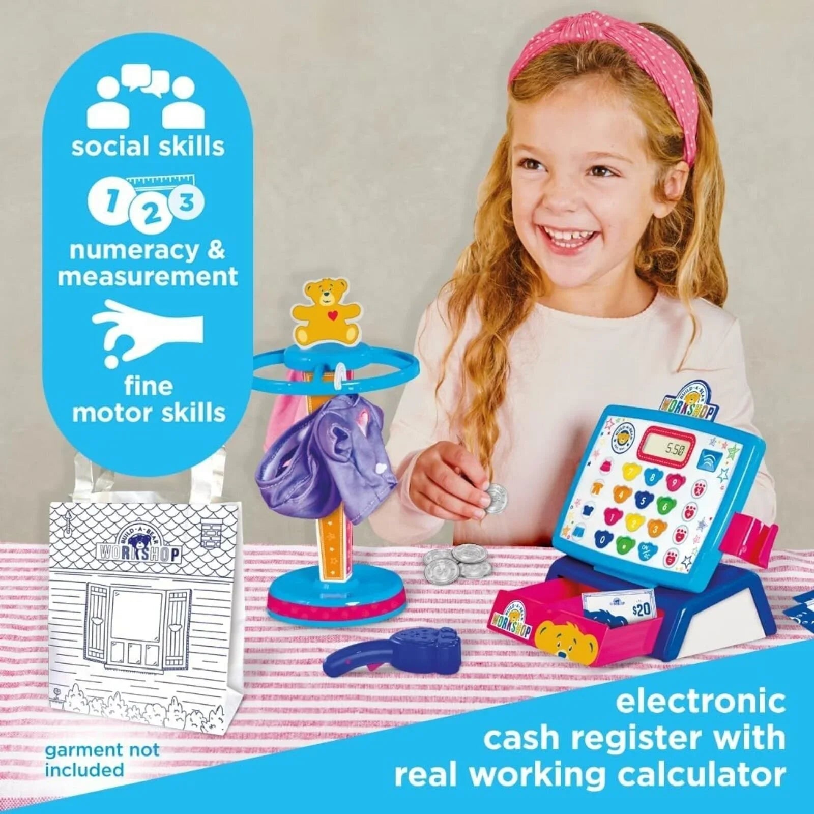 Build-A-Bear Workshop Cashier Counter Set | Luxury Home Accessories | Heulog Glow