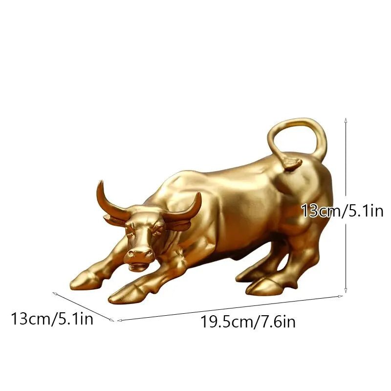 Bull Market Resin Ornaments | Luxury Home Accessories | Heulog Glow