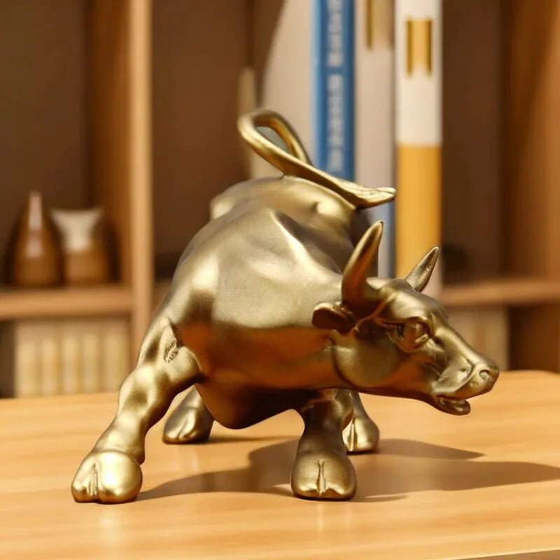 Bull Market Resin Ornaments | Luxury Home Accessories | Heulog Glow
