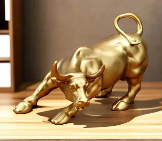 Bull Market Resin Ornaments | Luxury Home Accessories | Heulog Glow
