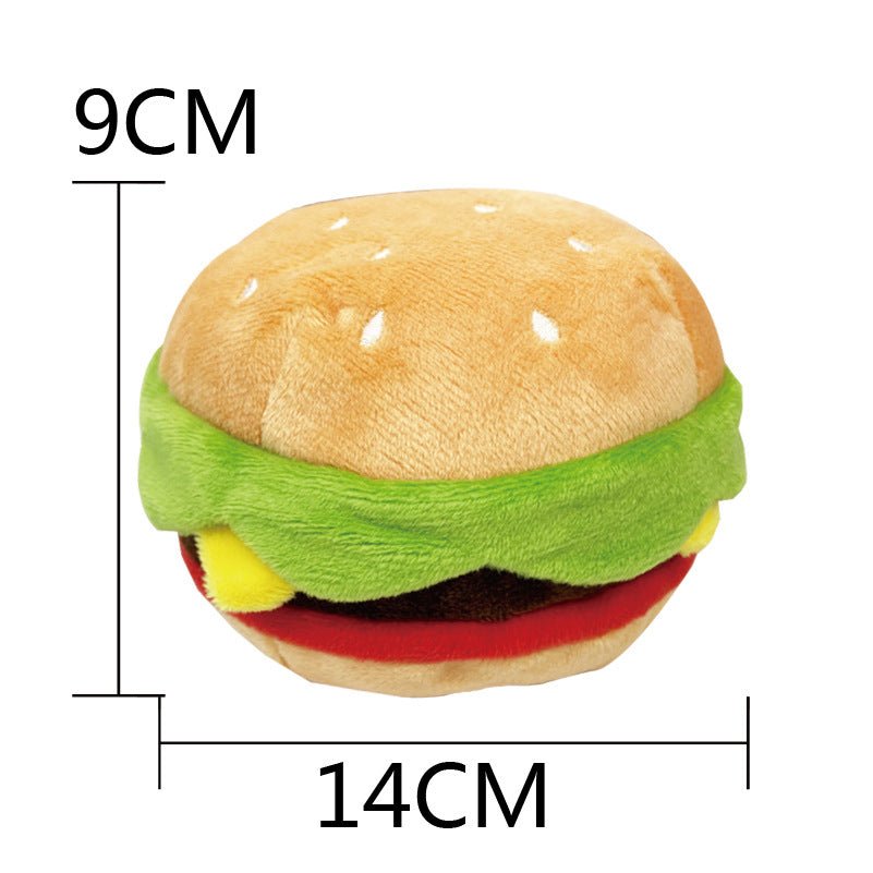 Burger Fruit Cute Pet Voice Dog Toy Teddy Pet Voice Model | Luxury Home Accessories | Heulog Glow