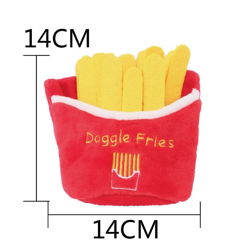Burger Fruit Cute Pet Voice Dog Toy Teddy Pet Voice Model | Luxury Home Accessories | Heulog Glow