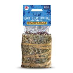 Burgess Excel Forage & Feast Hay Bale Cornflower, 100g | Luxury Home Accessories | Heulog Glow