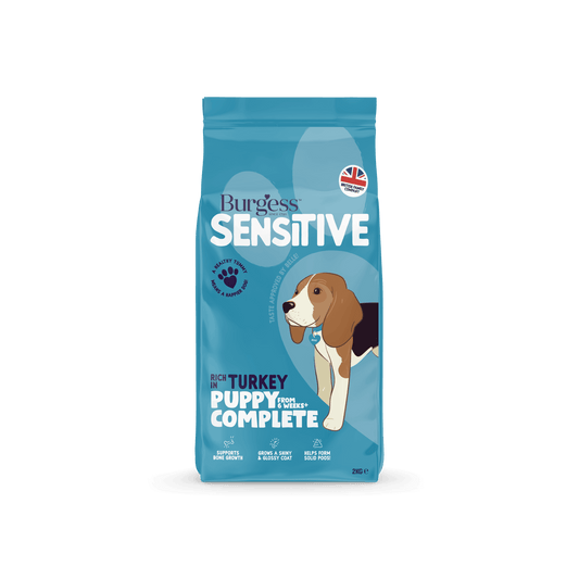 Burgess Sensitive Puppy Turkey 2kg | Luxury Home Accessories | Heulog Glow