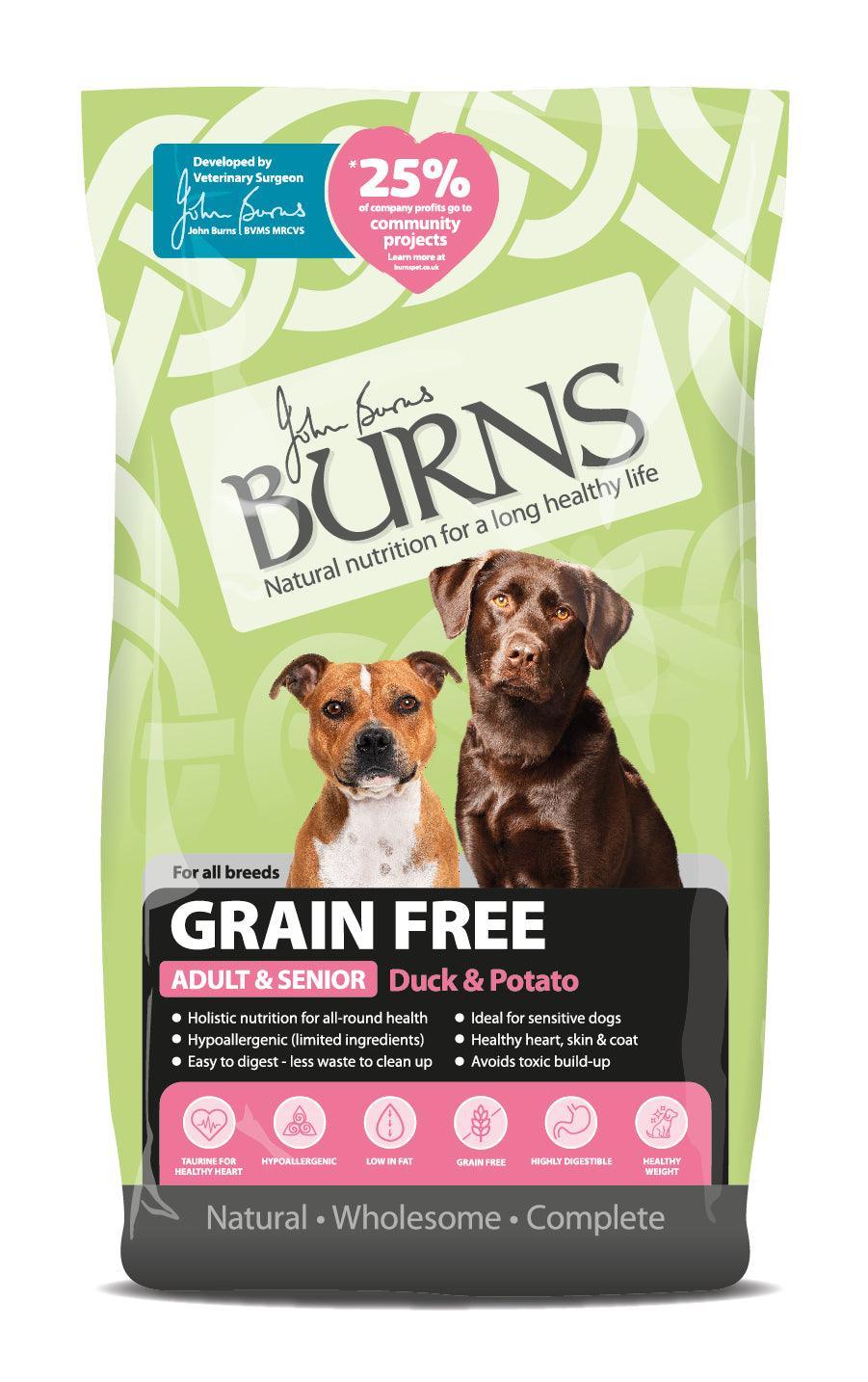 Burns Adult Grain Free Duck | Luxury Home Accessories | Heulog Glow