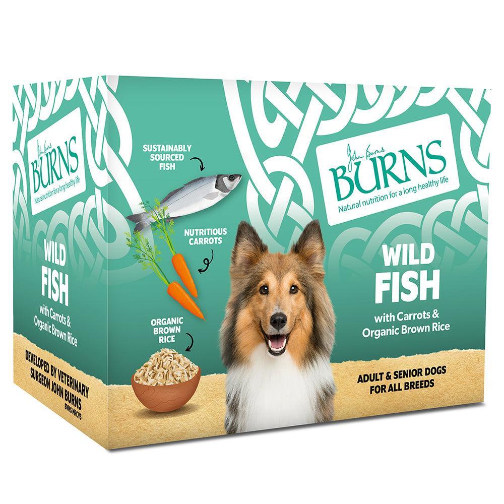 Burns Dog Tray Wild Fish 6x395g | Luxury Home Accessories | Heulog Glow