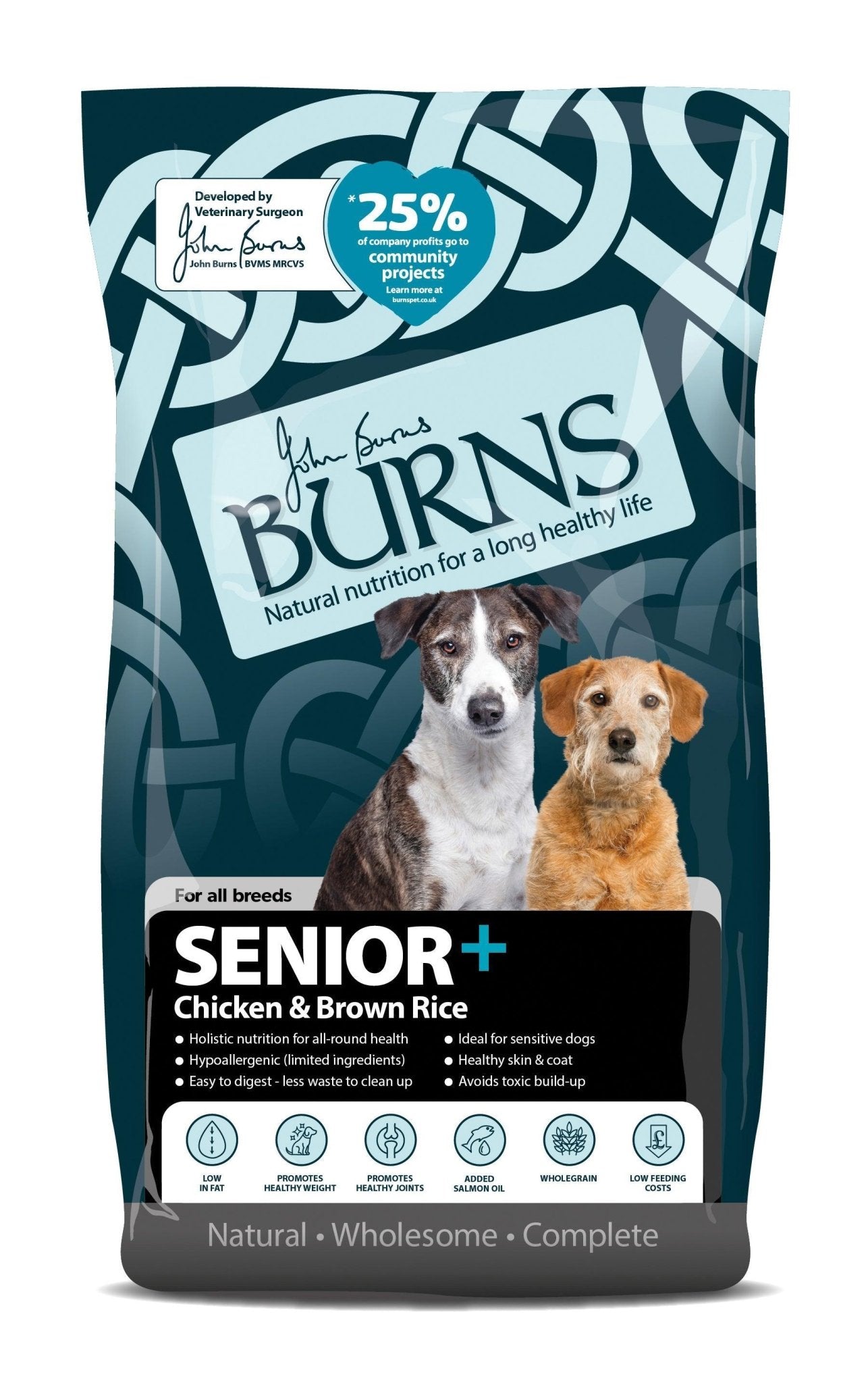 Burns Senior+ Chicken | Luxury Home Accessories | Heulog Glow
