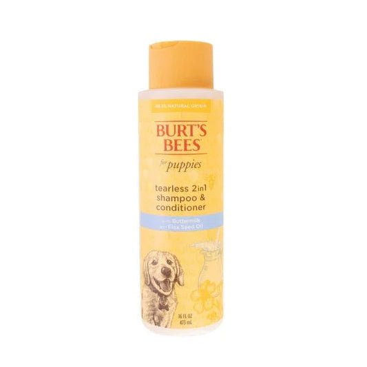 Burts Bees Tearless 2in1 Shampoo & Conditioner For Puppies With Buttermilk & Linseed Oil 16 Ounces | Luxury Home Accessories | Heulog Glow