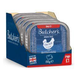 Butcher's Chicken & Liver Tray 150g x 12 | Luxury Home Accessories | Heulog Glow