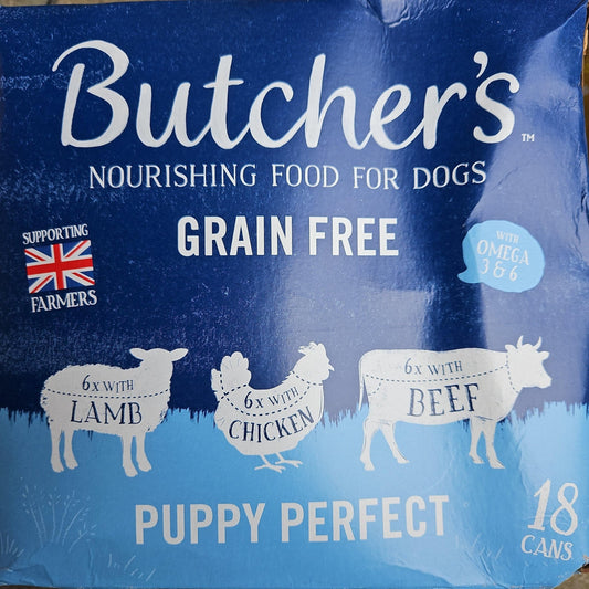 Butchers Puppy Perfect 18 x 400g cans | Luxury Home Accessories | Heulog Glow