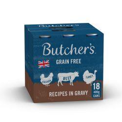 Butcher's Recipes in Gravy Dog Food Cans 18pk | Luxury Home Accessories | Heulog Glow