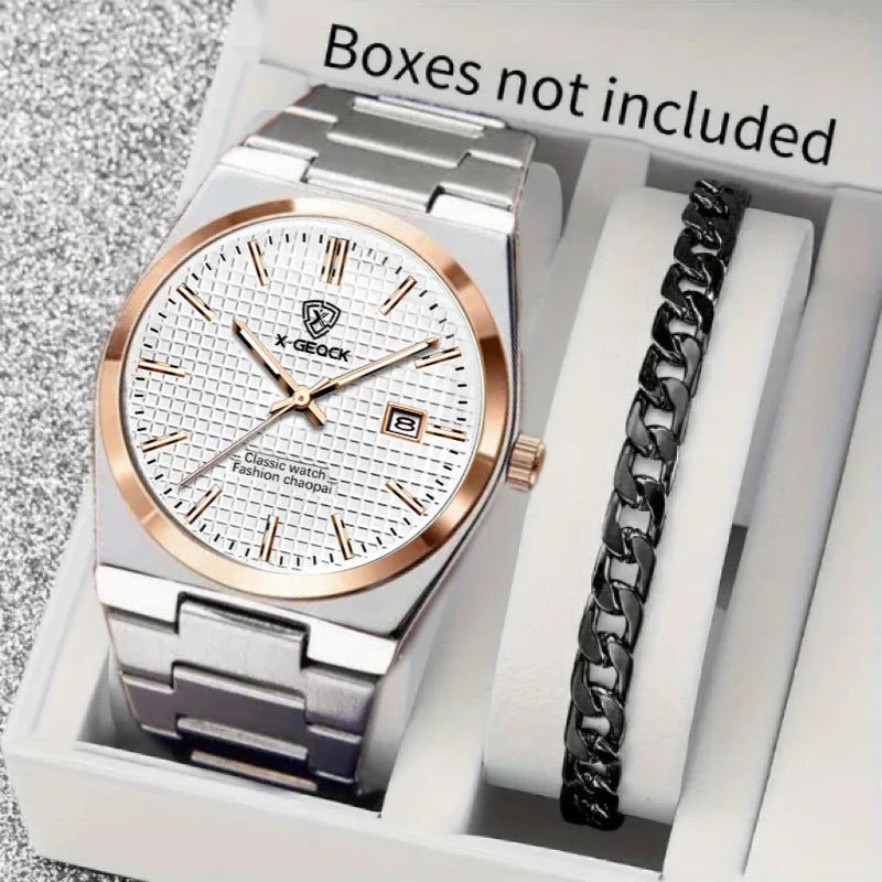 Butterfly Clasp Men's Quartz Swiss Watch | Luxury Home Accessories | Heulog Glow