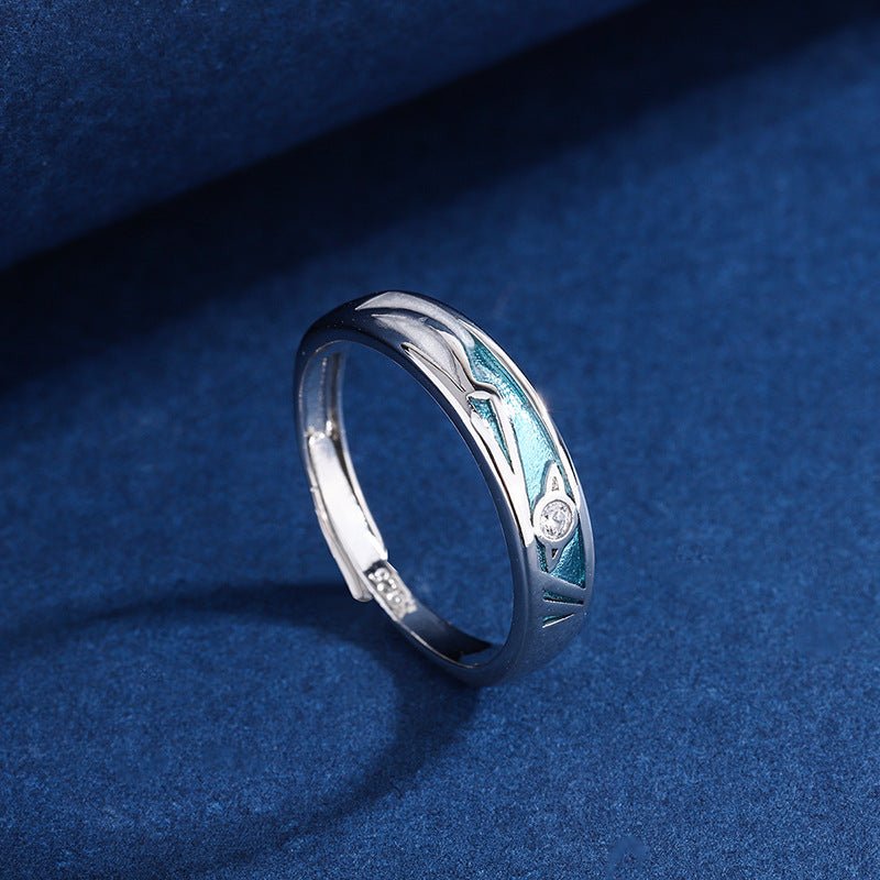 Butterfly Couple Ring Pair Ring Simple Valentine's Day Gift | Luxury Home Accessories | Heulog Glow