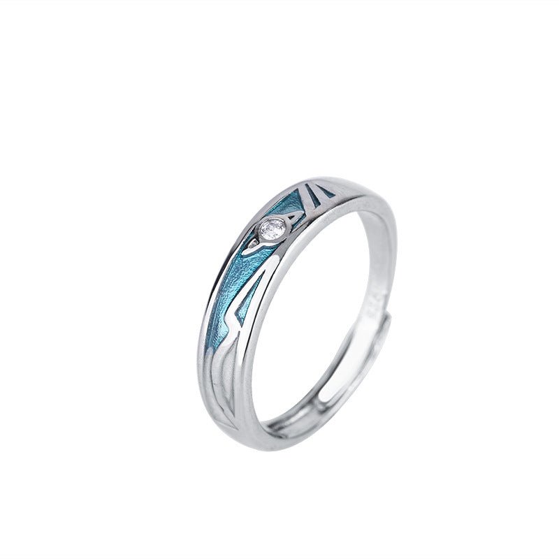 Butterfly Couple Ring Pair Ring Simple Valentine's Day Gift | Luxury Home Accessories | Heulog Glow
