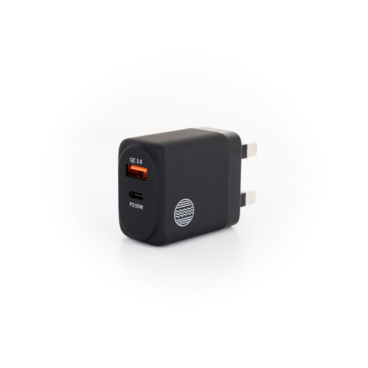 Our Pure Planet (Harry Kane's ECO Brand) - 30W USB-A  USB-C Wall Charger