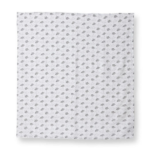 Little Dreams Boys 100% Cotton Muslin Blanket 100x110 cm - White