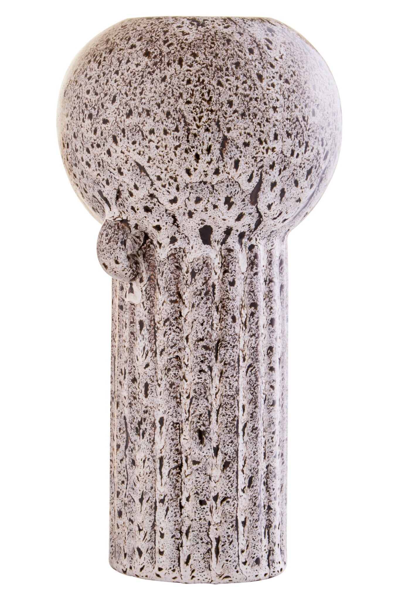 Calcita Large Speckled Brown Vase | Luxury Home Accessories | Heulog Glow
