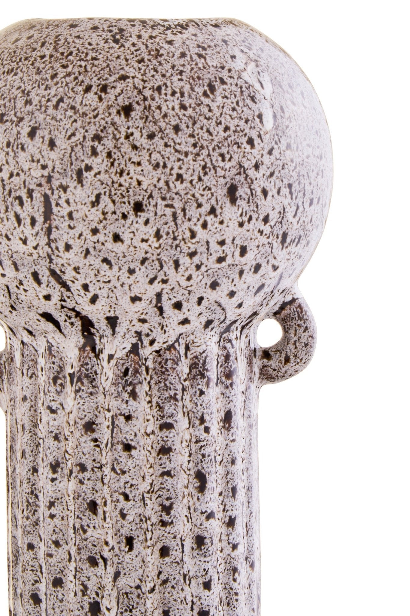 Calcita Large Speckled Brown Vase | Luxury Home Accessories | Heulog Glow
